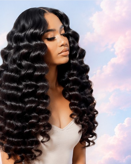 Luxury body wave hair model